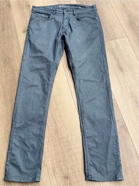 Rodd & Gunn Pants Men 34L (35x33) Gray Jeans Straight‎ Fit Woven In Italy Cotton